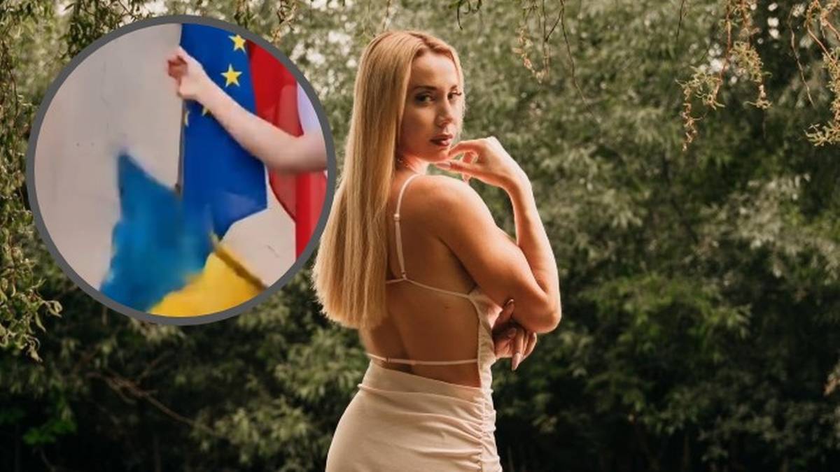Marianna Schreiber zauważona przez ukraińskie media. Piszą o filmie z flagą
