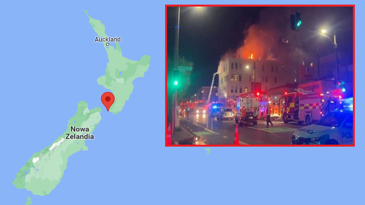 Nowa Zelandia: Pożar hostelu w stolicy. Nie żyje co najmniej 10 osób