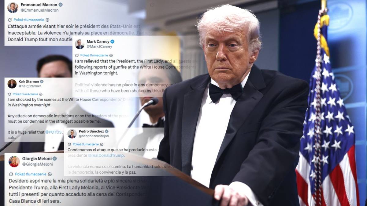 Słowa wsparcia płyną z całego świata. Reakcje po ataku w USA