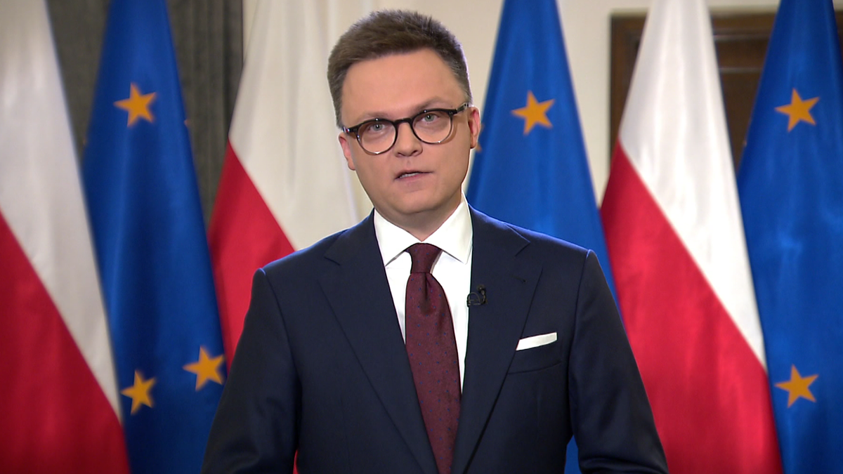 Pierwsze orędzie marszałka Sejmu Szymona Hołowni. Chce zmian w Kodeksie wyborczym