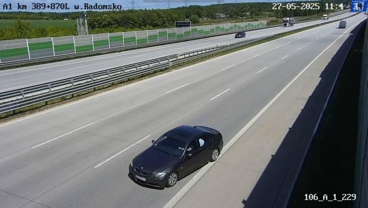 Niebywałe sceny na autostradzie. Przez 26 km jechał pod prąd