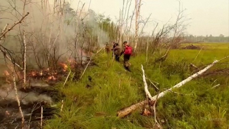 Rosja: dzień wolny w całym regionie z powodu pożarów lasów