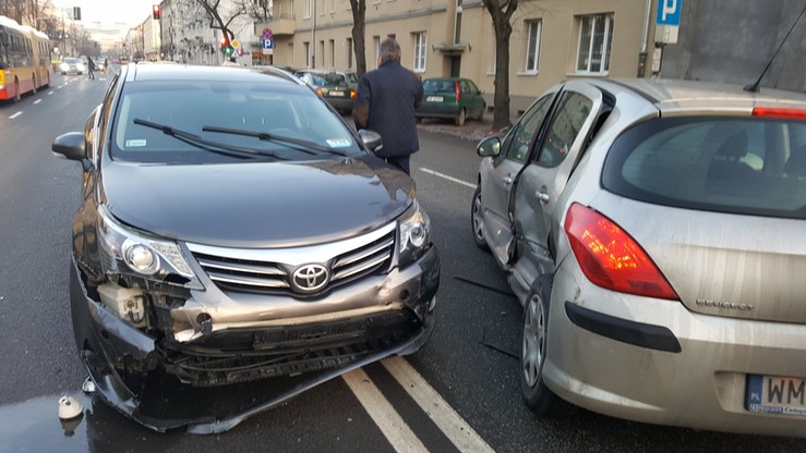 Kolizja z udziałem samochodu Kancelarii Sejmu