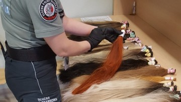 Przemycał do Polski ludzkie włosy. Pukle ważyły prawie 5 kg