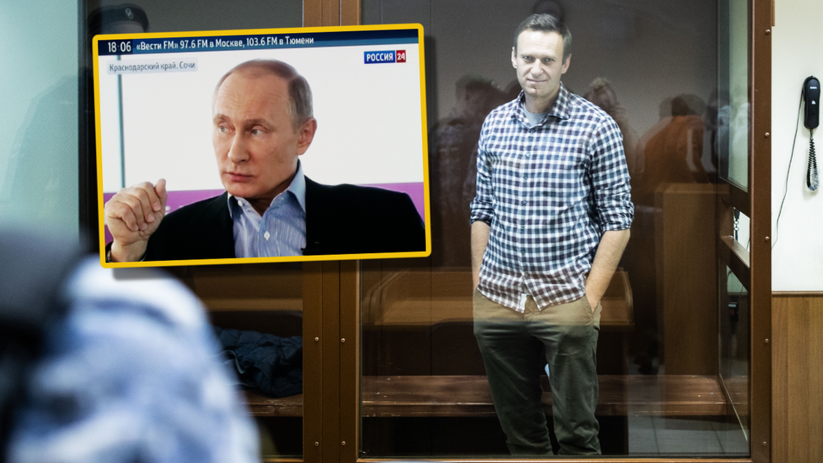 Aleksiej Nawalny codziennie musi słuchać tego samego orędzia Władimira Putina