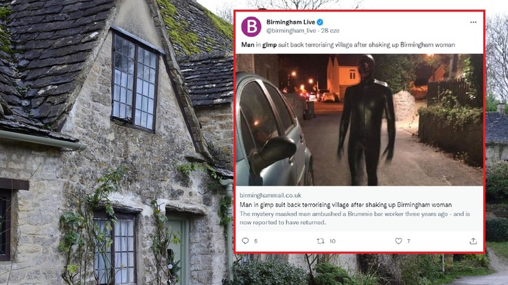Wielka Brytania: Mężczyzna w lateksowym kostiumie znów terroryzuje mieszkańców