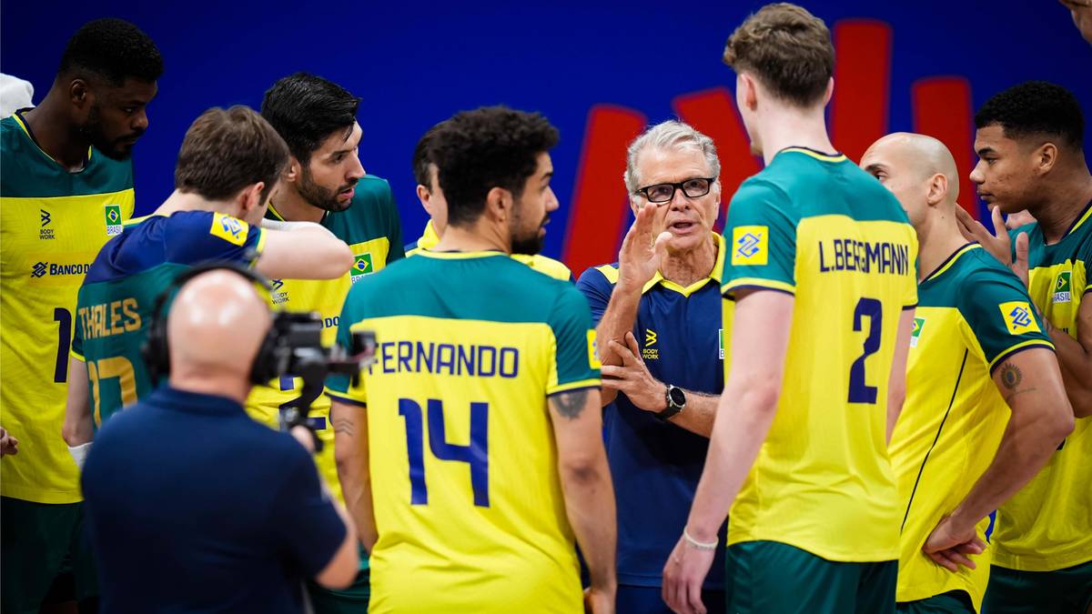 Volleyball Nations League: Brazil – Canada.  Live coverage and live score