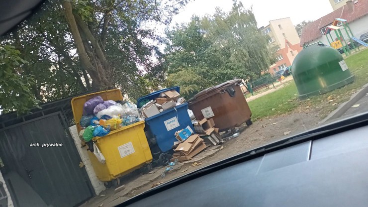 Goleniów zasypany śmieciami. Gmina nie ma pieniędzy na ich wywóz