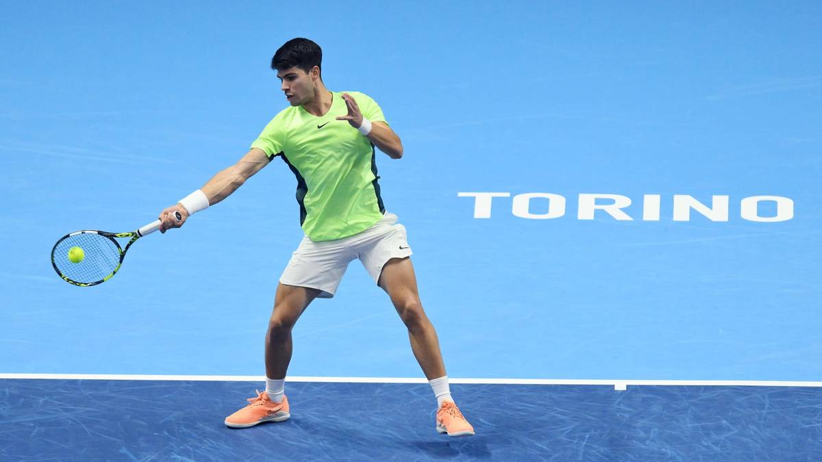 Nieudany początek ATP Finals dla Carlosa Alcaraza (WIDEO)