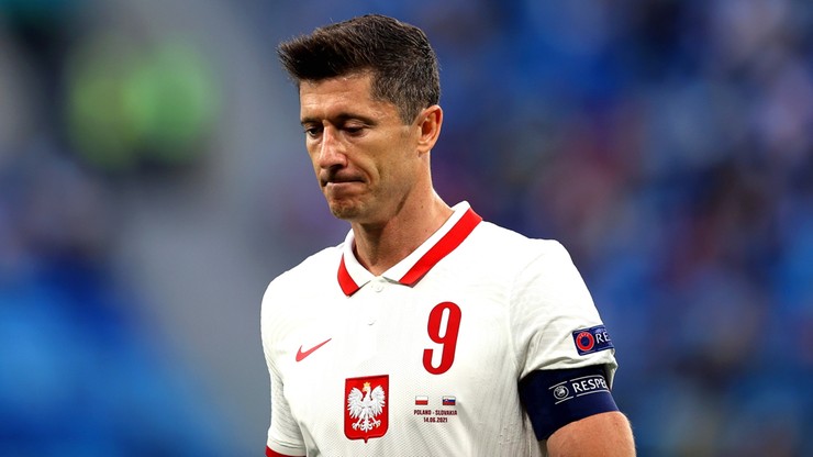 Robert Lewandowski po meczu Polska - Słowacja: Walczymy dalej