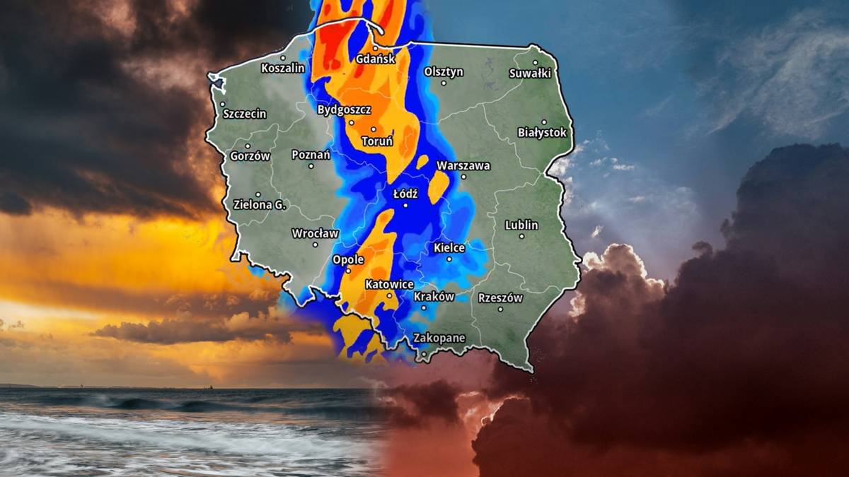 Nawałnice uderzą w Polskę w piątek — zagrożenie podtopieniami