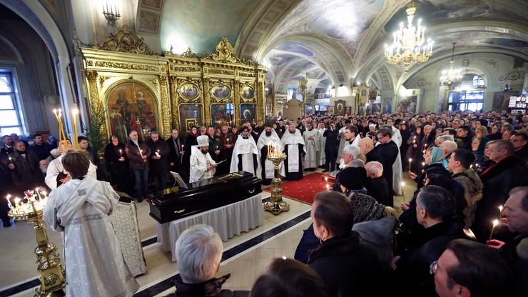 Pogrzeb dyrektora słynnego chóru Aleksandrowa. Zginął w katastrofie Tu-154