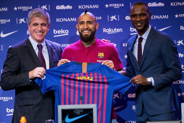 Barcelona zaprezentowała Vidala