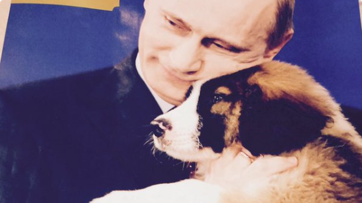 "Cały rok z Władimirem Putinem". Na rybach, z pieskiem, z kwiatkami