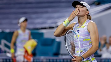 WTA w Miami: Świetna gra i pewny awans Świątek do ćwierćfinału