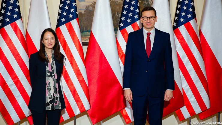 Premier Mateusz Morawiecki spotkał się z dyrektor Wywiadu Narodowego USA
