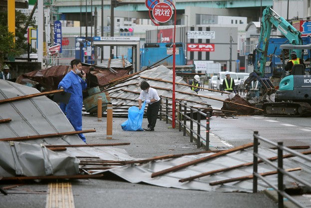 Tajfun pozbawił prądu tysiące odbiorców