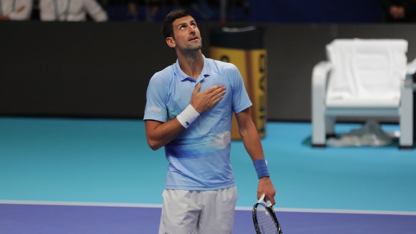 ATP w Astanie: 128. finał Novaka Djokovicia