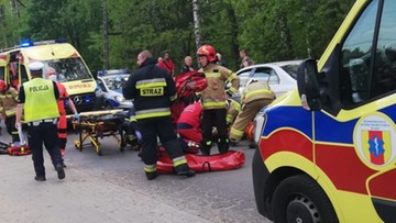 Łódzkie. Motocyklista uderzył w kobietę i dziecko na przejściu dla pieszych