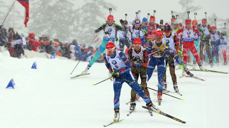 PŚ w biathlonie: Polki ósme w sztafecie, triumf Ukrainek