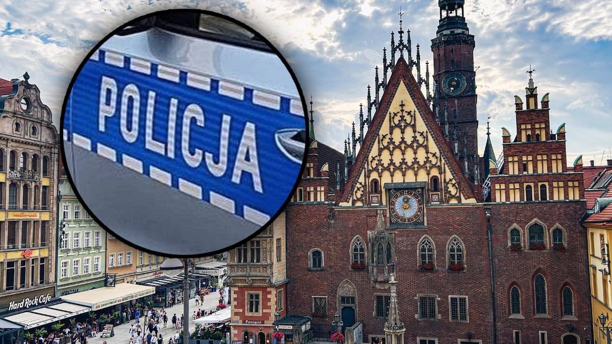 Mieli usłyszeć "wschodni akcent". Policja szuka sprawców napadu we Wrocławiu