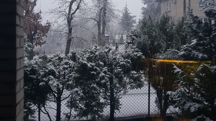 Śnieg w Warszawie i okolicach