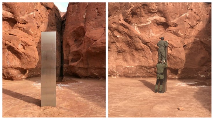 Tajemniczy monolit z pustyni w Utah zniknął. Nie wiadomo, kto za tym stoi
