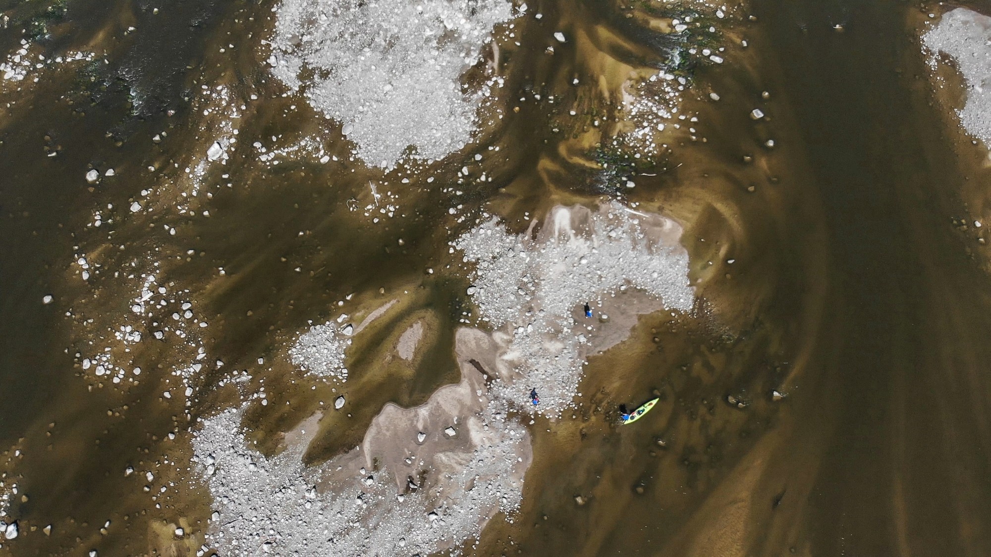 Wysychająca Wisła z lotu ptaka - zdjęcie 16