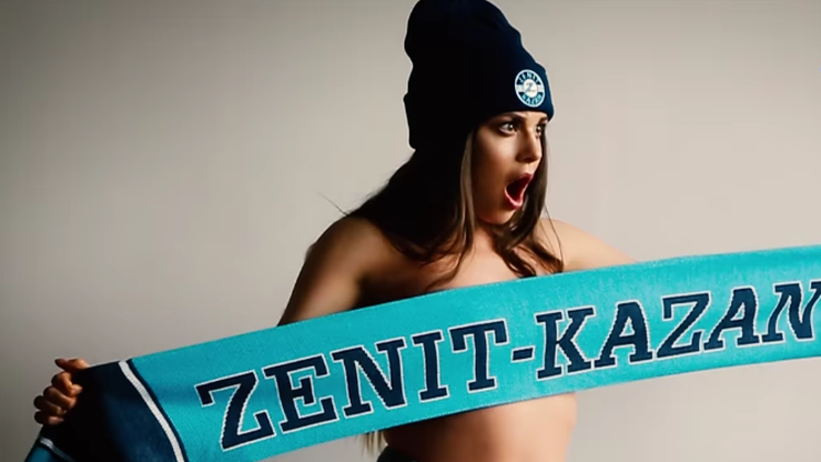 Jak Zenit Kazań sprzedaje ubrania? Z pomocą pięknych modelek (WIDEO)