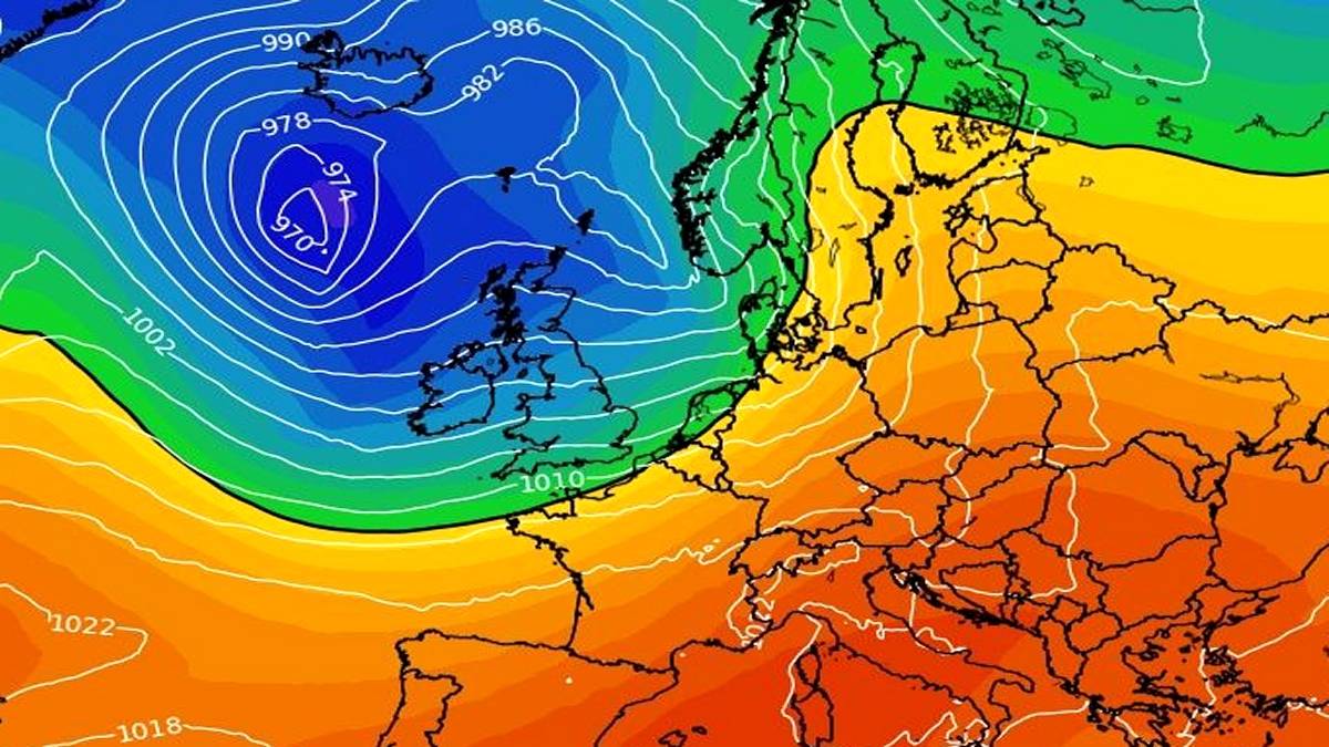 Z południa Europy nad Polskę napłynie wyjątkowo ciepłe powietrze. Fot. wxcharts.com
