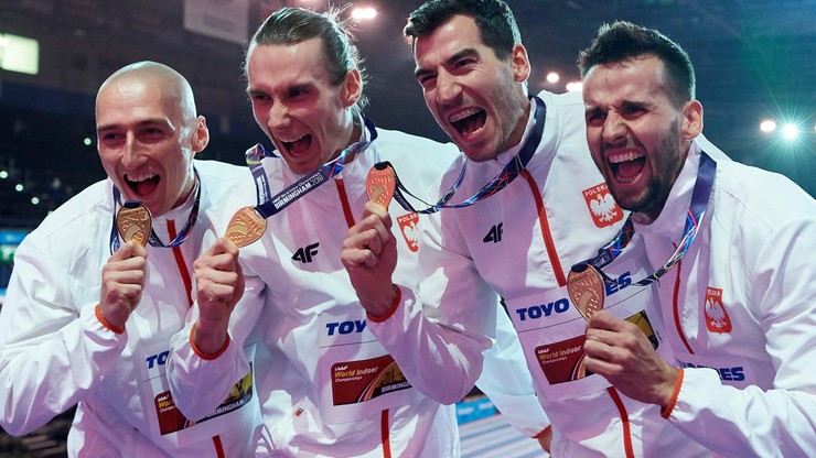 Złoto i rekord świata polskiej sztafety 4x400 m na halowych lekkoatletycznych mistrzostwach świata