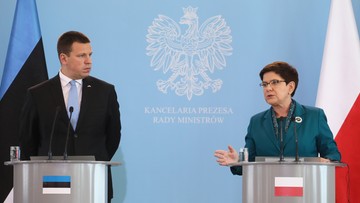 Premier Szydło spotkała się z szefem rządu Estonii. "Współpraca Polski i państw bałtyckich musi być silna"