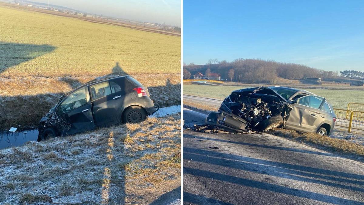 Wypadek na trasie Gostyń-Kunowo. Sprawczynią 62-latka kierująca pod wpływem alkoholu