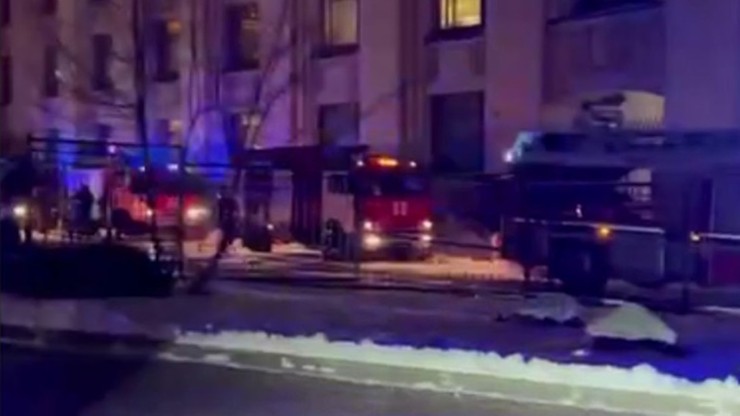 Moskwa: Pożar w siedzibie MSZ Rosji. Zacharowa: Nikt nie zginął