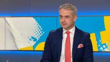 Krzysztof Gawkowski w "Graffiti". Transmisja w Polsat News
