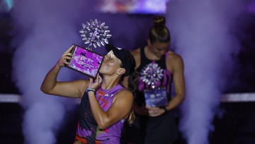 WTA w Guadalajarze: Pegula pokonała Sakkari w finale (WIDEO)