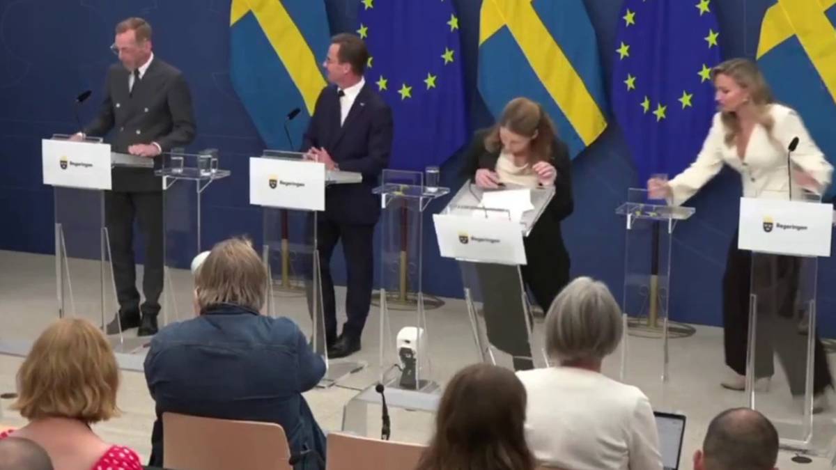 Minister zdrowia Szwecji zemdlała na konferencji prasowej