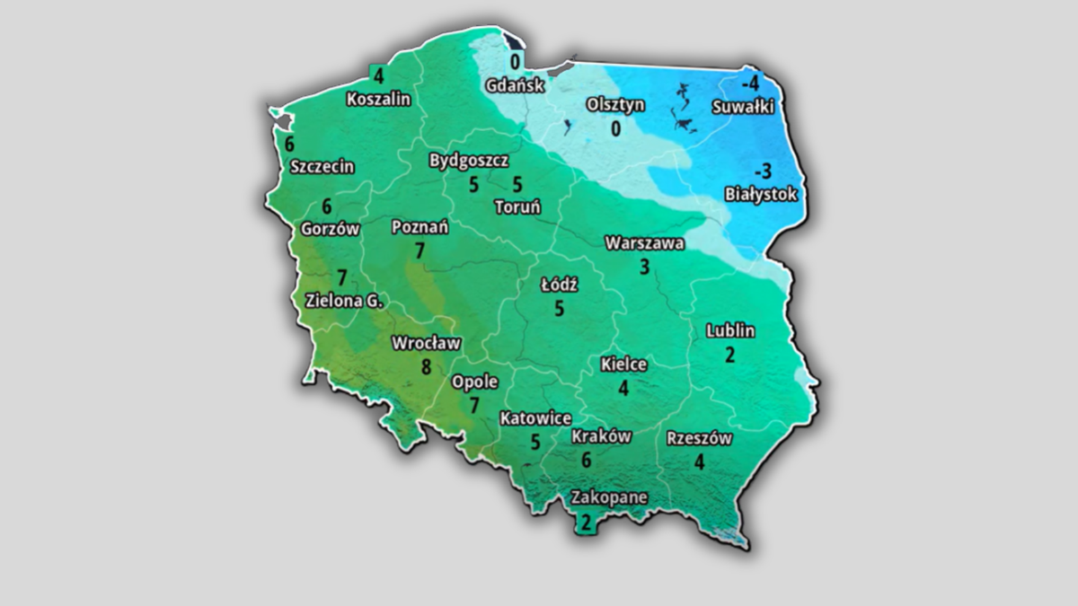 W ciągu najbliższych czterech dni wyraźnie chłodniej będzie tylko na północnym wschodzie kraju