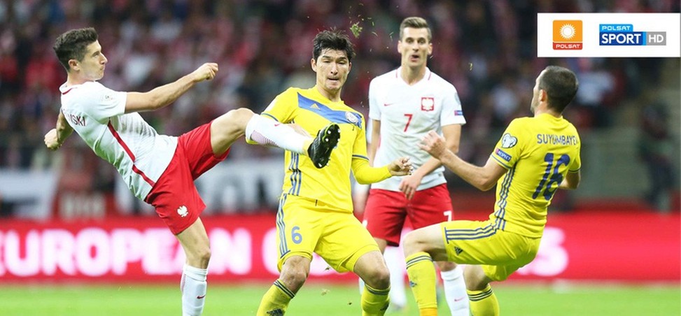 Ponad 7 milionów widzów oglądało mecz Polska - Kazachstan w Polsacie i Polsacie Sport