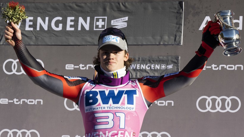 Alpejski PŚ: Wygrał slalom w Wengen mimo 29. miejsca na półmetku