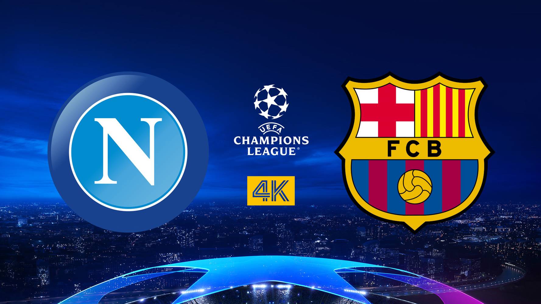 Mecz SSC Napoli - FC Barcelona w jakości 4K w Polsat Box Go