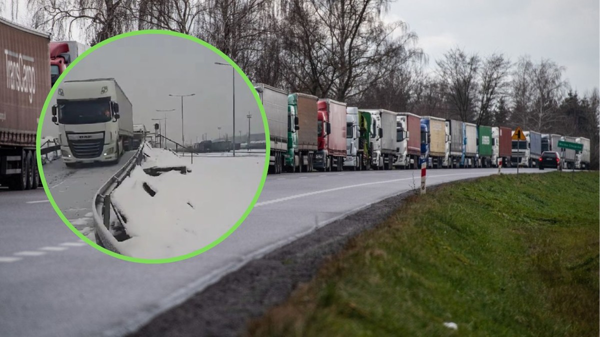 Ukraina omija blokadę przewoźników na granicy z Polską. Przewieźli pierwsze TIR-y koleją