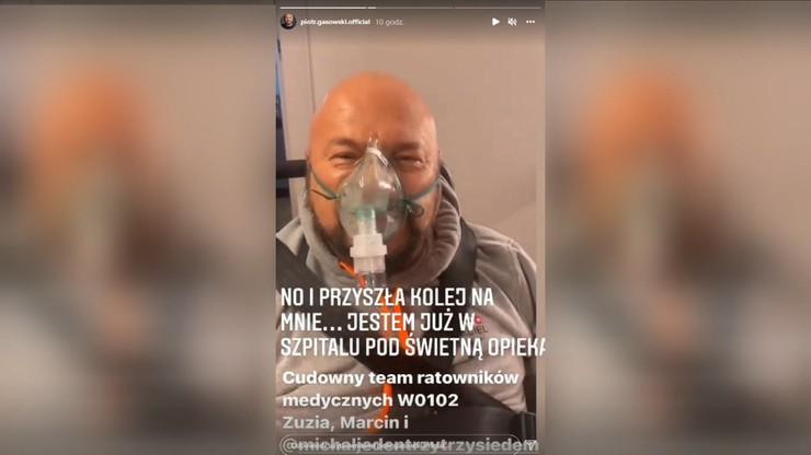 Piotr Gąsowski zakażony koronawirusem. Trafił do szpitala