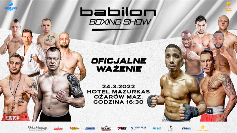 Babilon Boxing Show: Ceremonia ważenia na żywo