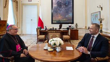 Papież Leon XIV w Polsce. Nawrocki przyjął przedstawiciela Watykanu