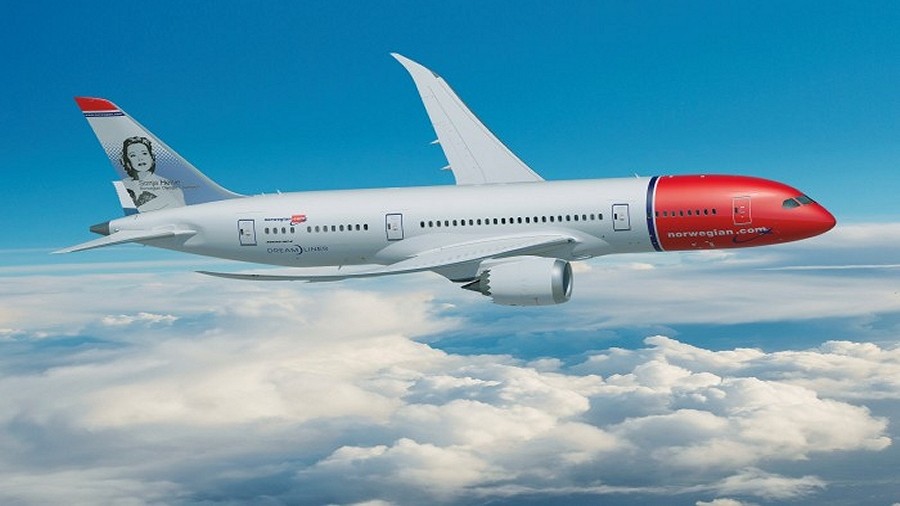 Boeing 787-9 Dreamliner linii Norwegian. Fot. Norwegian Air Shuttle.