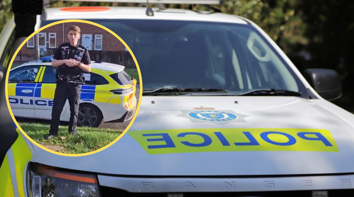 Wielka Brytania: Oburzające zachowanie policjanta nagrane. Naśmiecił i nie chciał posprzątać