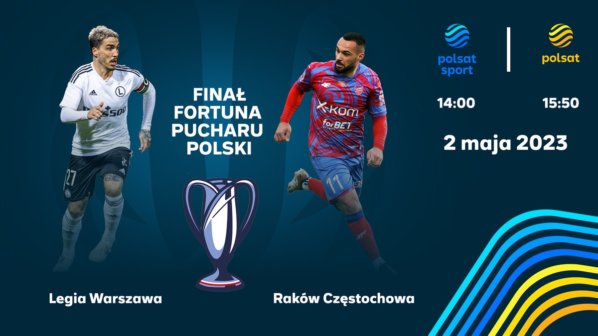 Finał Fortuna Pucharu Polski 2 maja w Polsacie Sport, Polsacie i streamingu internetowym