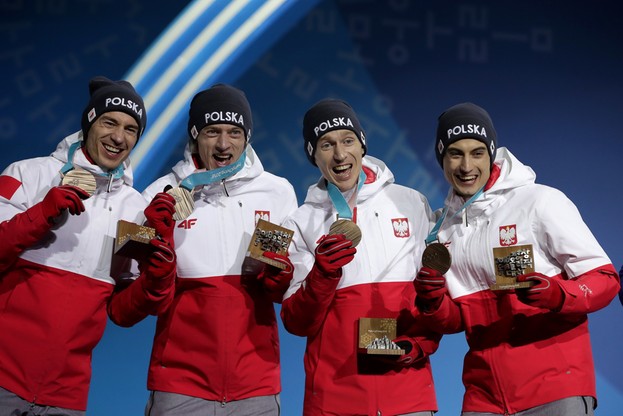 2018.02.20 Polacy odebrali brązowe medale olimpijskie