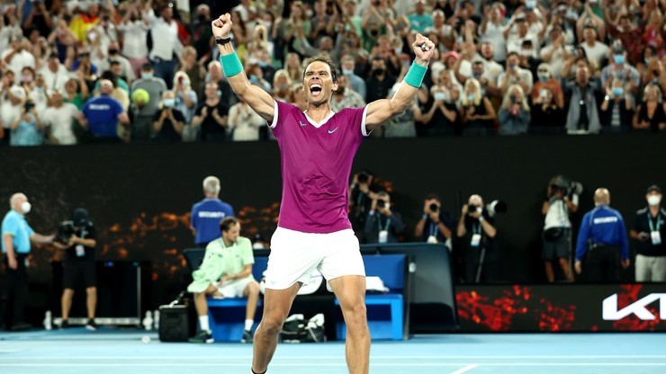 Rafael Nadal przeszedł do historii. 21. tytuł wielkoszlemowy Hiszpana